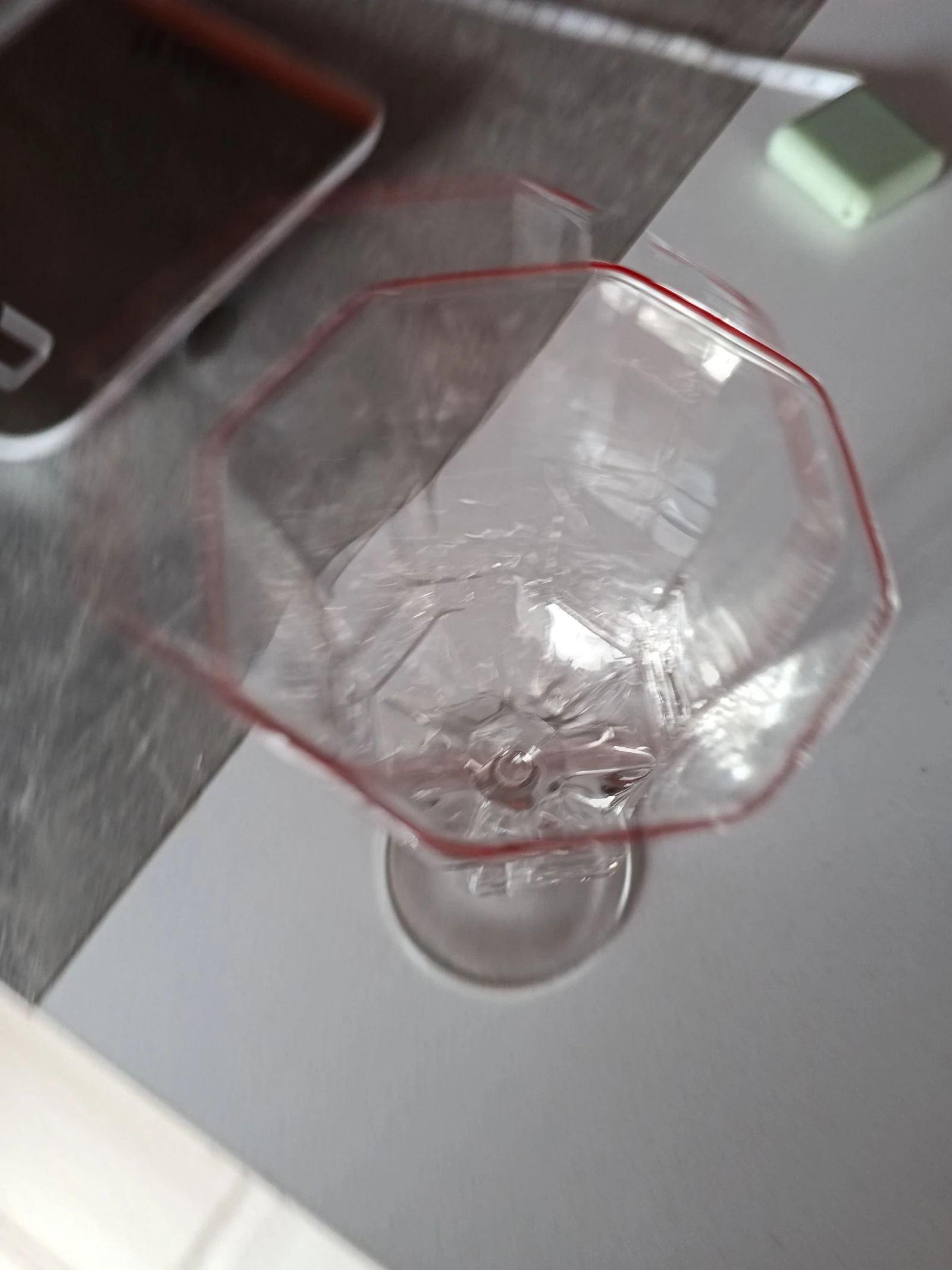 Yoplait red-rimmed octagonal cup – photo 5